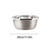 Stainless Steel Strainer Bowl Multipurpose Draining Basin With Grater Food Drainer Mixing Bowl Set For Meal Prep Salad Making