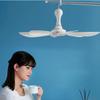 Foldable Mini USB Ceiling Fan with Remote Quiet Operation For Camping Travel Office Dormitory