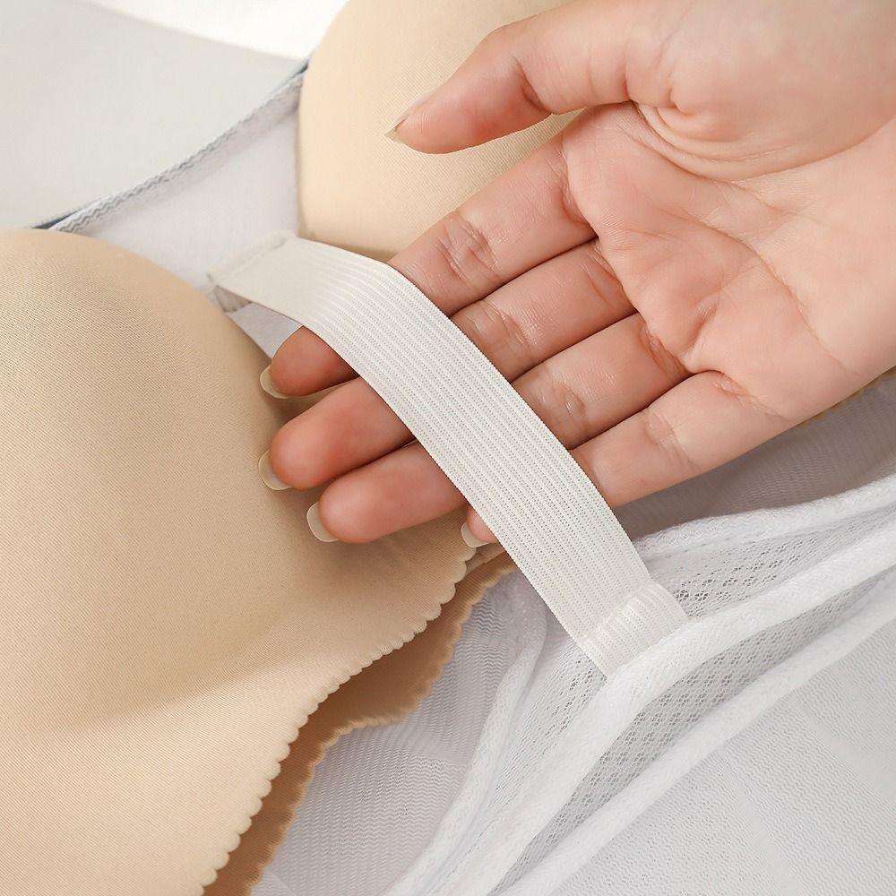 Zippered Closure Underwear Laundry Bag Anti-Deformation Bra Mesh Bag  Underwear Cleaning