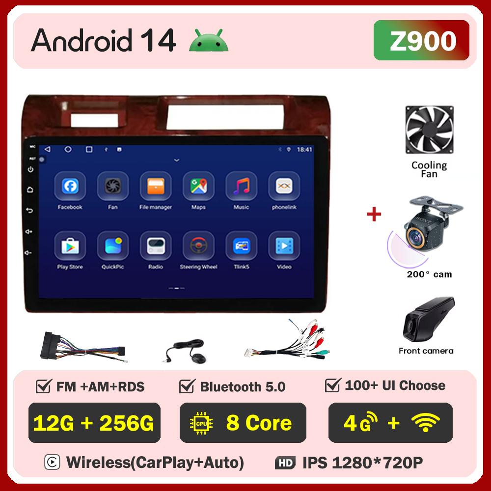 For Toyota Land Cruiser 70 Series LC70 LC71 LC76 LC78 LC79 Carplay Auto Screen Wireless Android Auto Car Intelligent Systems DSP