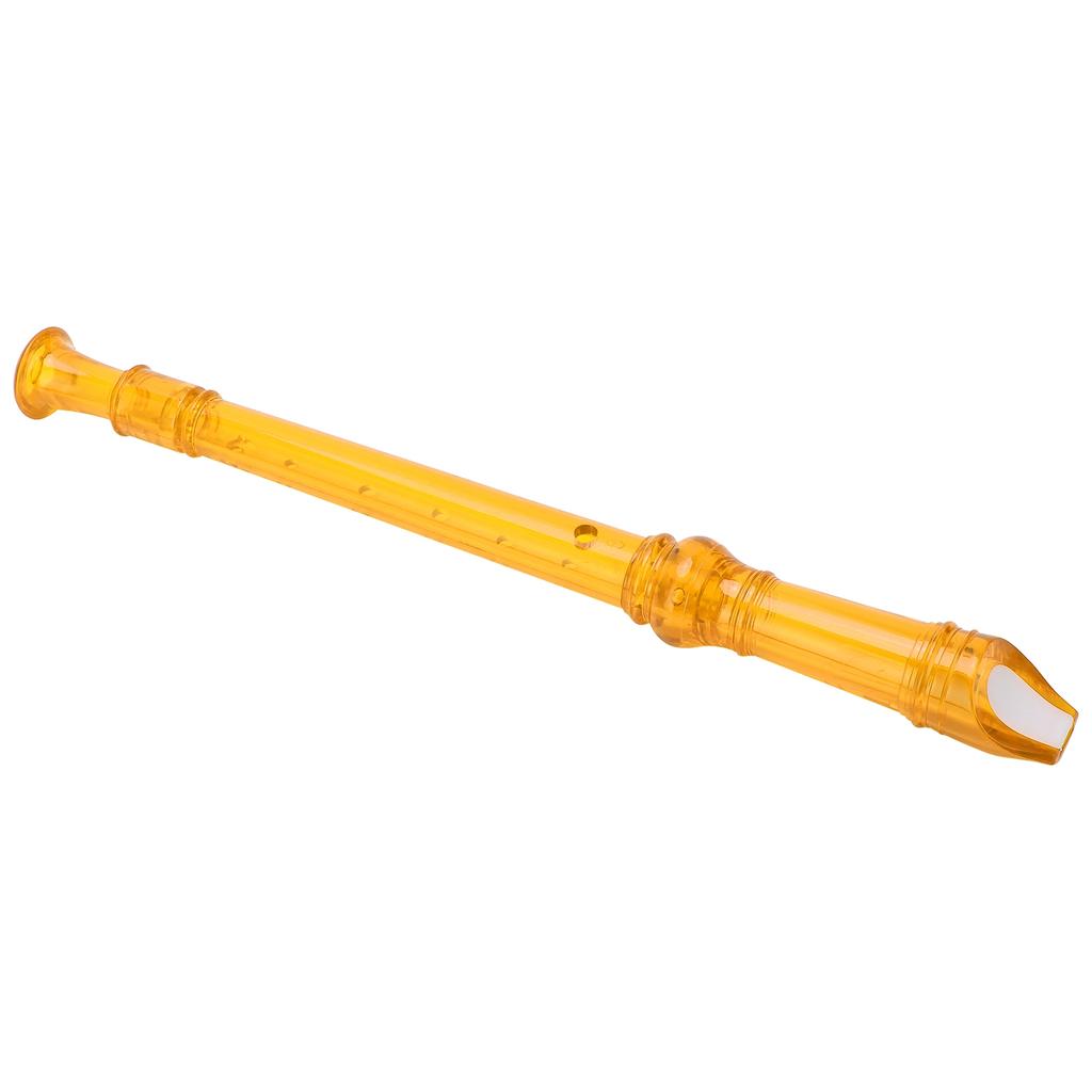 8‑Hole Clarinet ABS Transparent with Cleaning Rod Portable Treble Wind InstrumentOrange