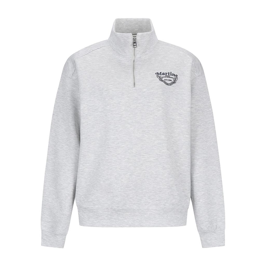 MARTINE GOLF High Neck Half Zip Sweatshirts_M/Gray
