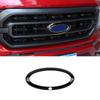 Car Front/Rear Logo Emblem Badge Trim Ring For Ford F150 2021+ Black Accessories