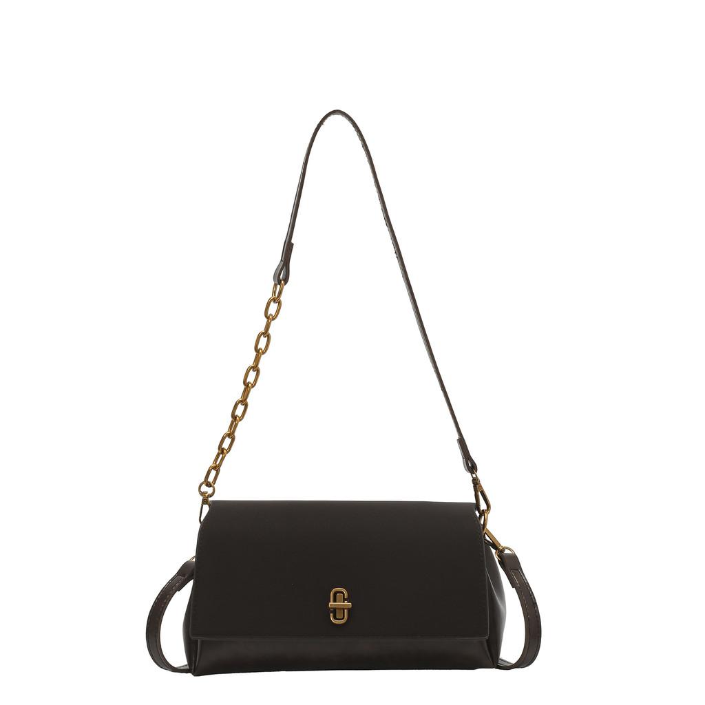 Classic Pu Small Square Handbag With Top Flap For Daily Casual Wear