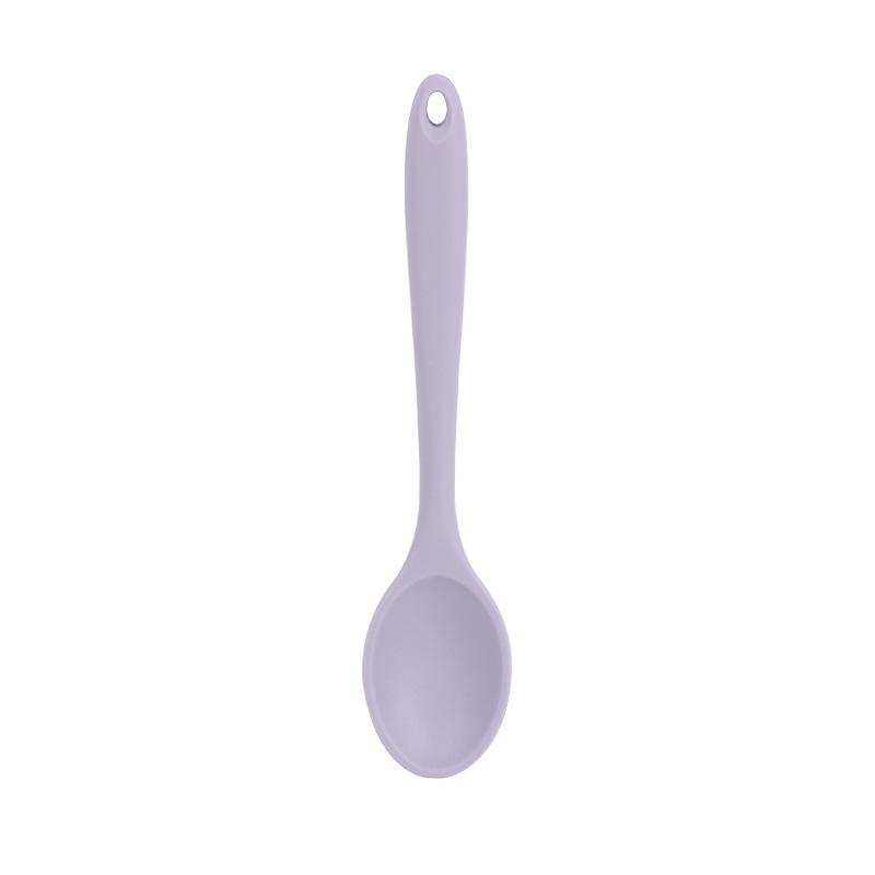 Silicone Spoon Rice Spoon Salad Mixing Spoon Small Colander Kitchen Cooking Spoon Tool Silicone Spoon Kitchen Spoon