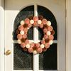 Handmade Ball Wreath Door Hanging Decoration Christmas Wreath For Wall Or Front Door Display Indoor and Outdoor Decoration
