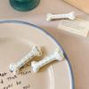 Adorable Cartoon Bone Hair Clip for Women - Fun Girly Duckbill Hair Accessory