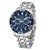 REWARD 81134 Hochwertige Herren-Quarzuhr Wasserbeständig Edelstahlarmband Chronograph Vintage Business-Armbanduhr für Herren