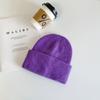 Korean Style Thickened Knit Hats for Women, Ear Protection, Large Fit, Face-Slimming, Warm, In Stock