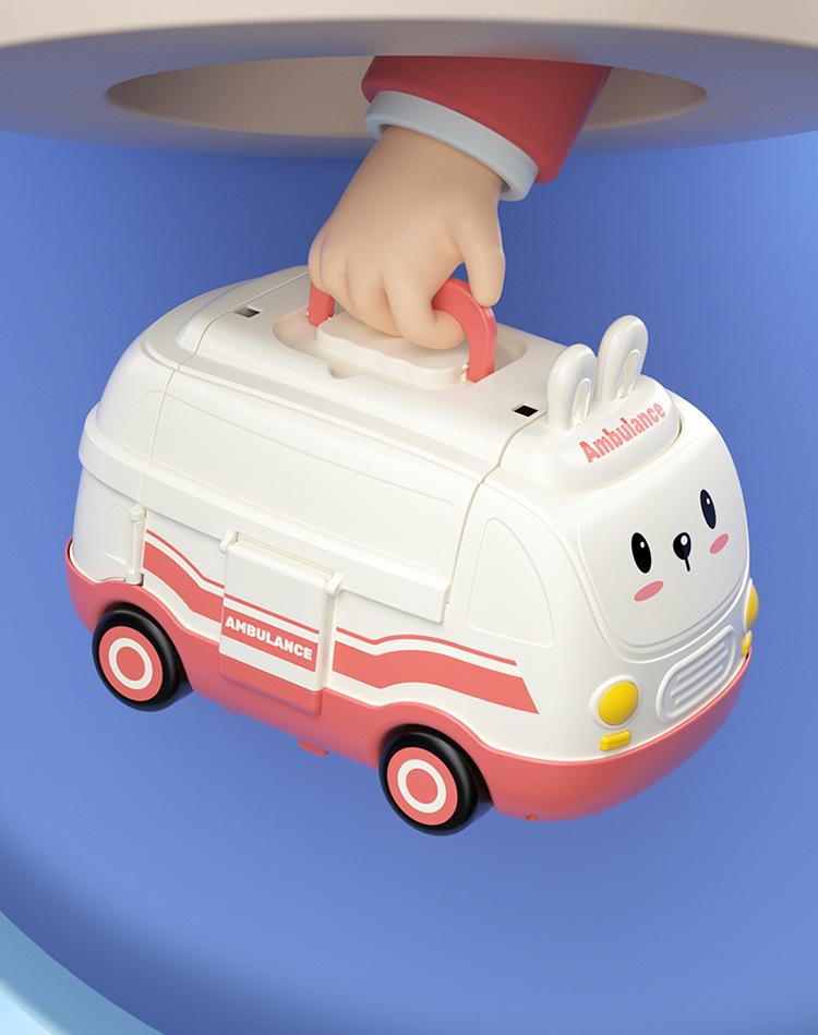 Children's Nana Rabbit Medical Cart Role-Play Doctor Set