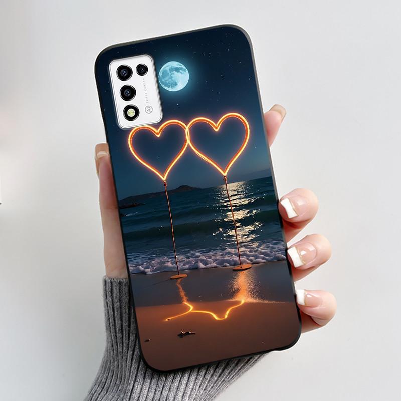 For ZTE Libero 5G III, A202ZT Soft Silicone Black Case For ZTE Libero 5G II, A103ZT Popular Pattern Panda Shockproof Shell