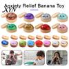 Stress Relief Toy Steamed Bun Squeeze Toy, Cute Dumpling Ball, Calming Fidget Slow Rising Decompression for Desk, Kawaii Gift Glitter