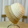 Woolen Hat, Knitted Hat for Women, Autumn and Winter Face-covering Bucket Hat, Versatile Casual Hat, Trendy Large Brim, Warm Fisherman Hat