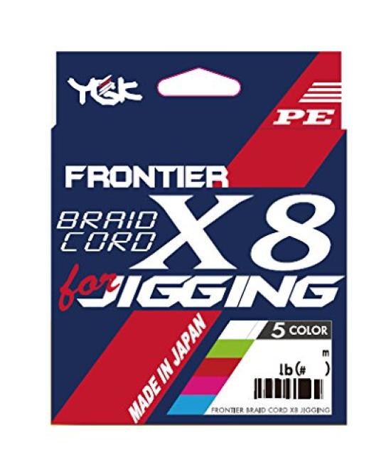 

PE Line Frontier Braid Cord x8 Jigging 300m 4 50lb 5 Colors X-Braid No.