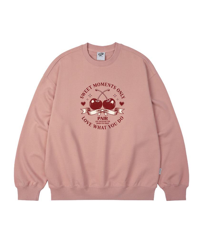WILDROCK Cherry Pear Oversized Sweatshirt_9 Col (A Type)