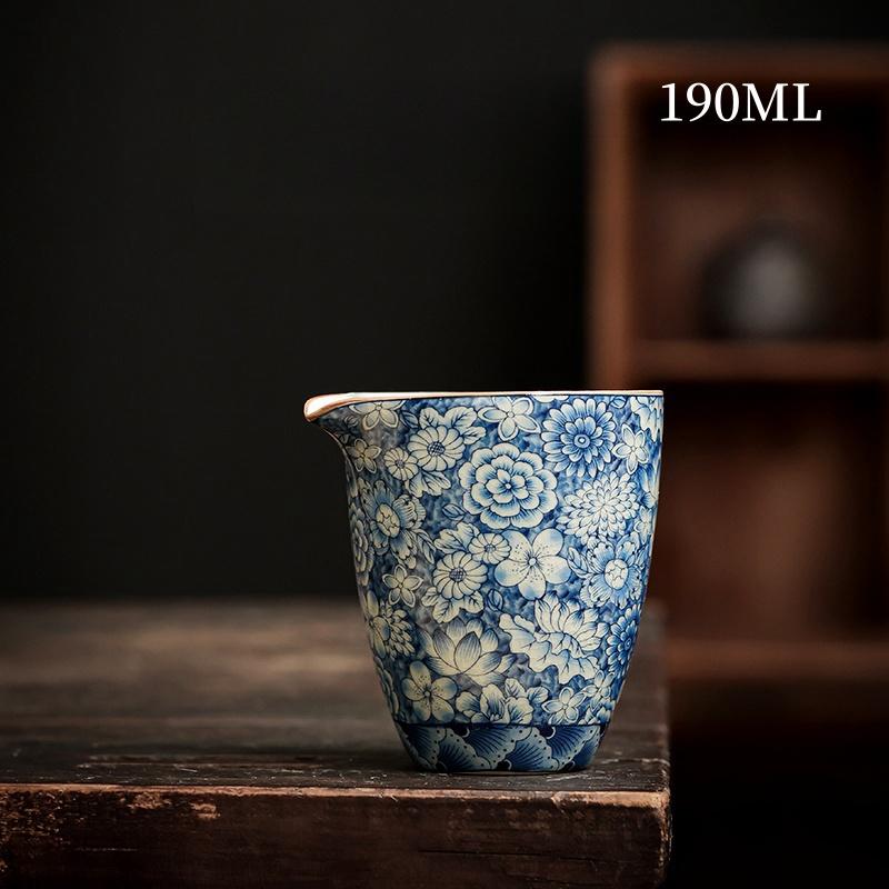 Retro Ru Kiln Tea Tureen Ceramic Sancai Cover Bowl Tea Maker Gaiwan Can Raise Kung Fu Teaware