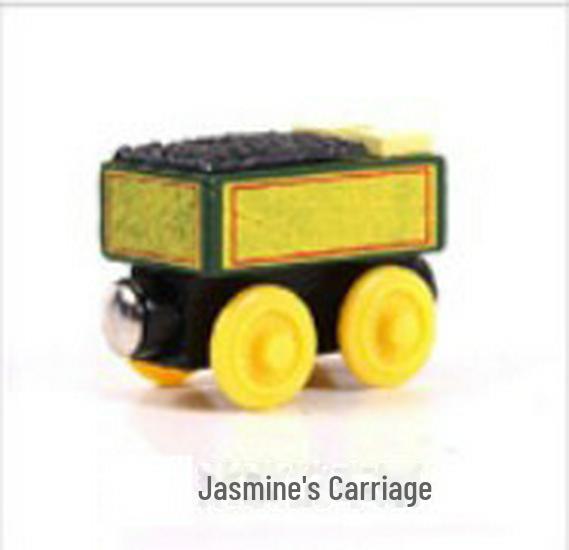 Children's Wooden Toy Train Head Cake Decoration - YB02