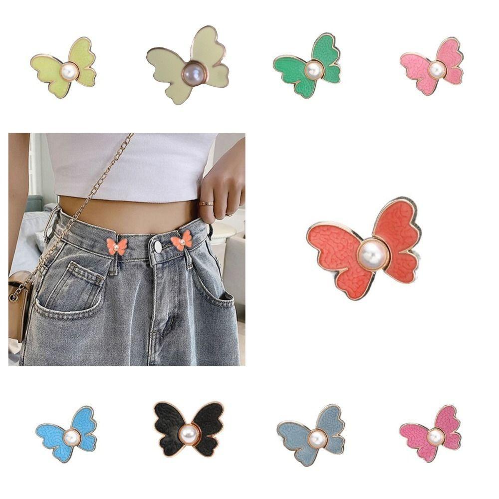 Zinc Zinc Alloy Snap Fastener Pants Pin Removable Clothing Accessories Jean Button Waist Buckle  Women