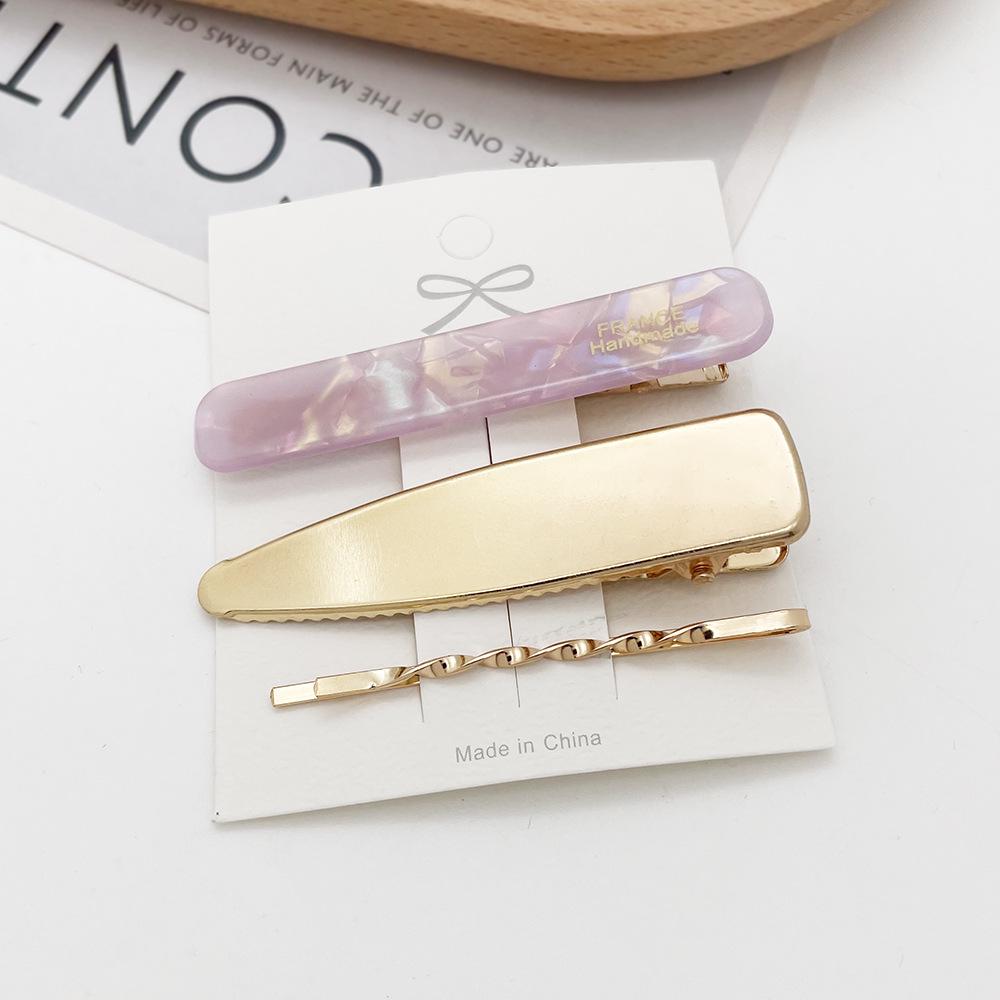 Japanese Elegant Hair Clip Set: Fashionable Duckbill Clips for Women