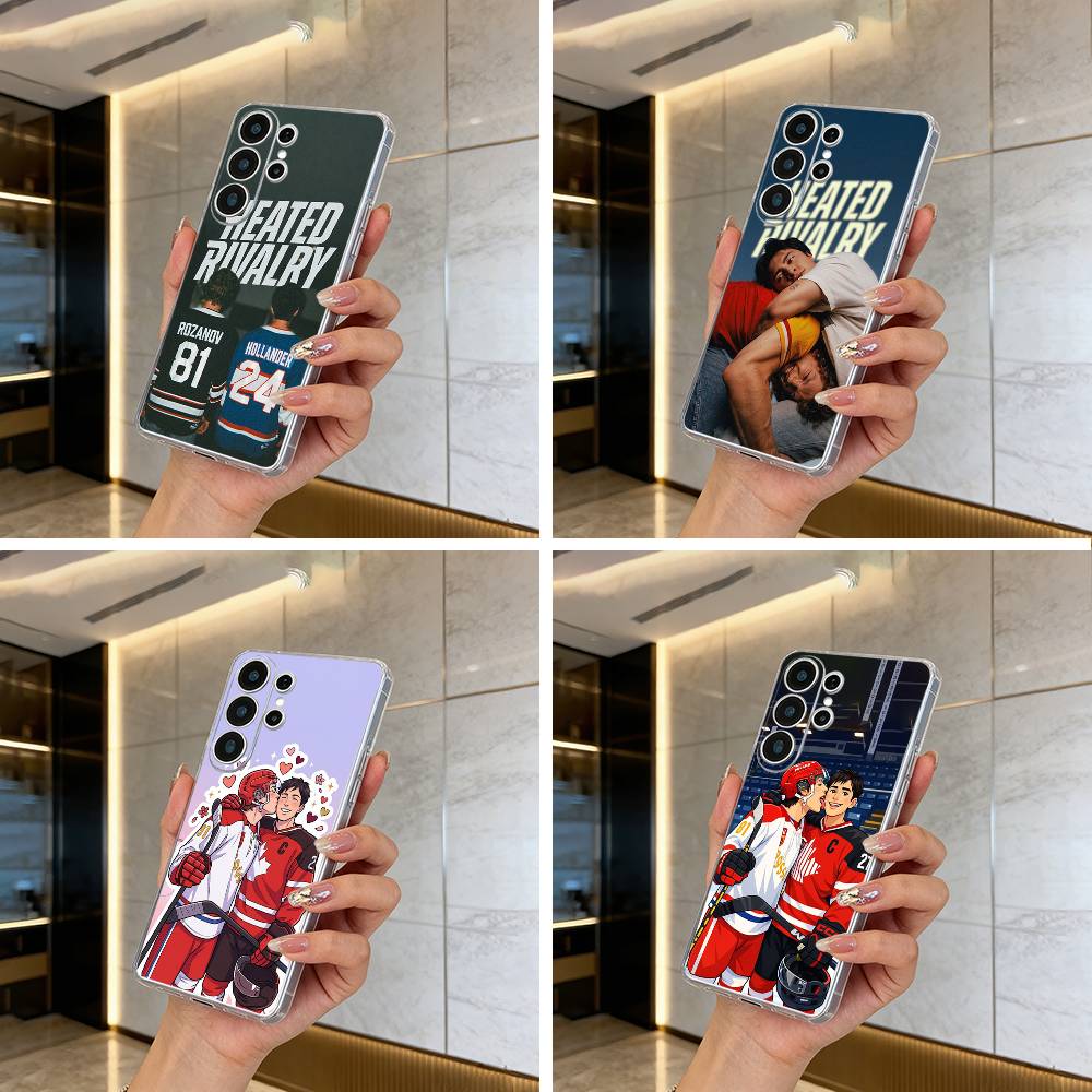 Heated Rivalry-Shane Hollander-Ilya Rozanov Phone Case For Samsung S25,S24,S21,S22,S23,S30,Ultra,S20,Plus,Fe Transparent Cover