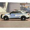 cjafuz1 1:64 2020 Ford Police INTERCEPTOR UTILITY NYPD Alloy Car Model Collectible Toy Gift Souvenir Display Ornament