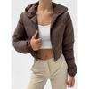 Hooded Short Cotton-padded Jacket Winter Women's Jacket Jacket Cotton-padded Jacket