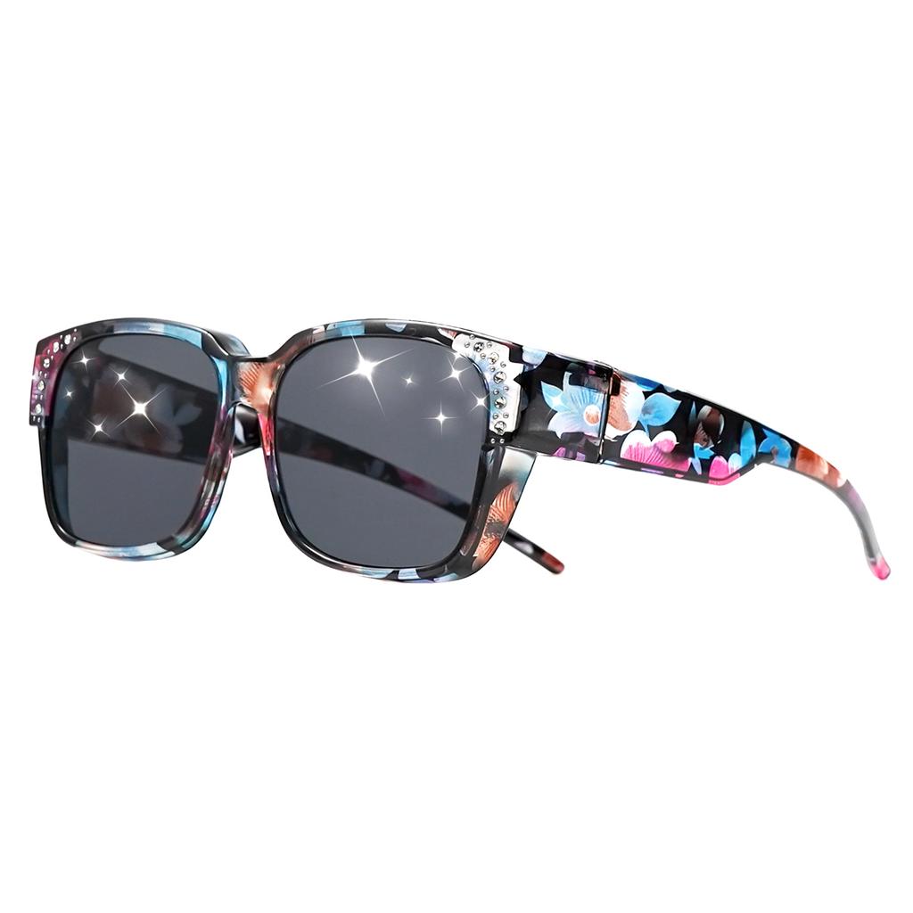 Oversized Square Fashion Sunglasses - Decorative Lenses for Fashion & Style, Stylish Eyewear, Elegant Eyewear