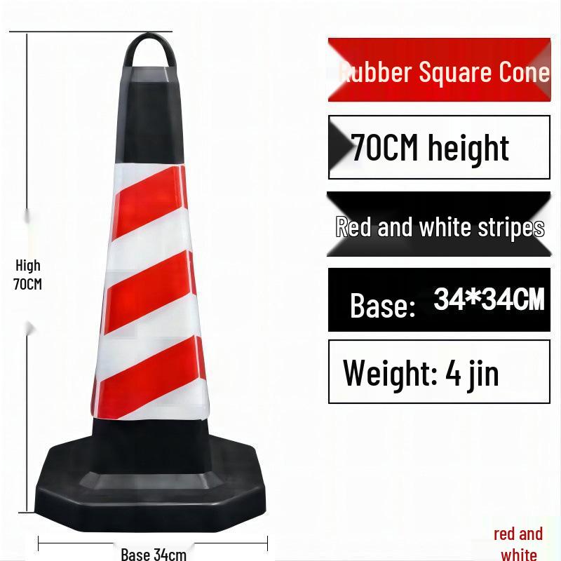 Reflective Traffic Safety Cone for High-speed Construction Sites