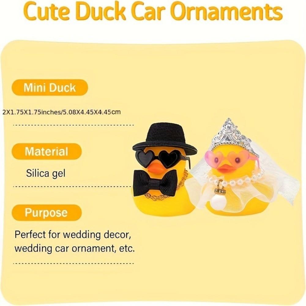 Funny Wedding Little Duck Decorations Bride Groom Party Supplies  Commemorative Gift