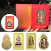 New Horse Year Tai Sui Card With Cover Feng Shui Blessing Card Amulet Safety Wealth Includes Zodiac Signs Rat Mouse Cow Rabbit
