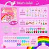 Crystal Beaded DIY Cartoon Christmas Alloy Bracelet Set for Girls - Handmade Jewelry Gift for Women