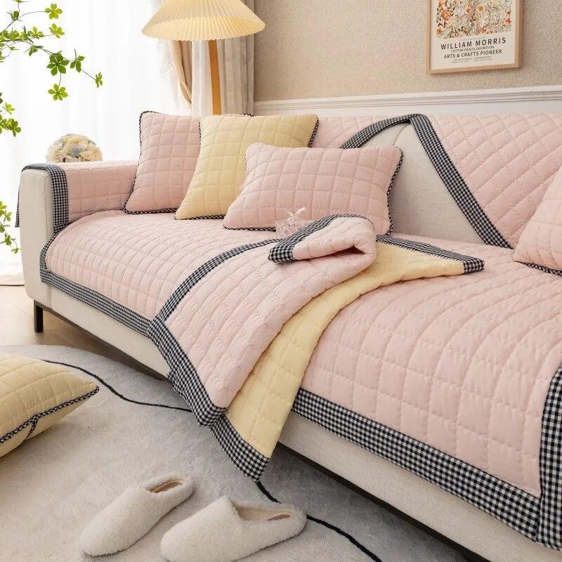 

Универсальная тканевая квадратная черно-белая диванная подушка Four Seasons, современная простая легкая роскошная нескользящая диванная подушка, полотенце 70x70cm