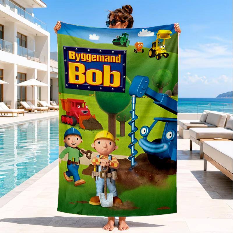 Das Abenteuer-Strandtuch des Bauherrn, Superweiche Mikrofaser, Perfektes Geschenk für Sie/Ihn, Geburtstag, für Pool, Strand, Reisen, Dekoration Strandparty