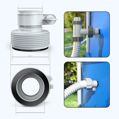 Guter, hochkompatibeler, leichter Gewindeadapter für Poolablaufpumpen-Gewindeanschluss