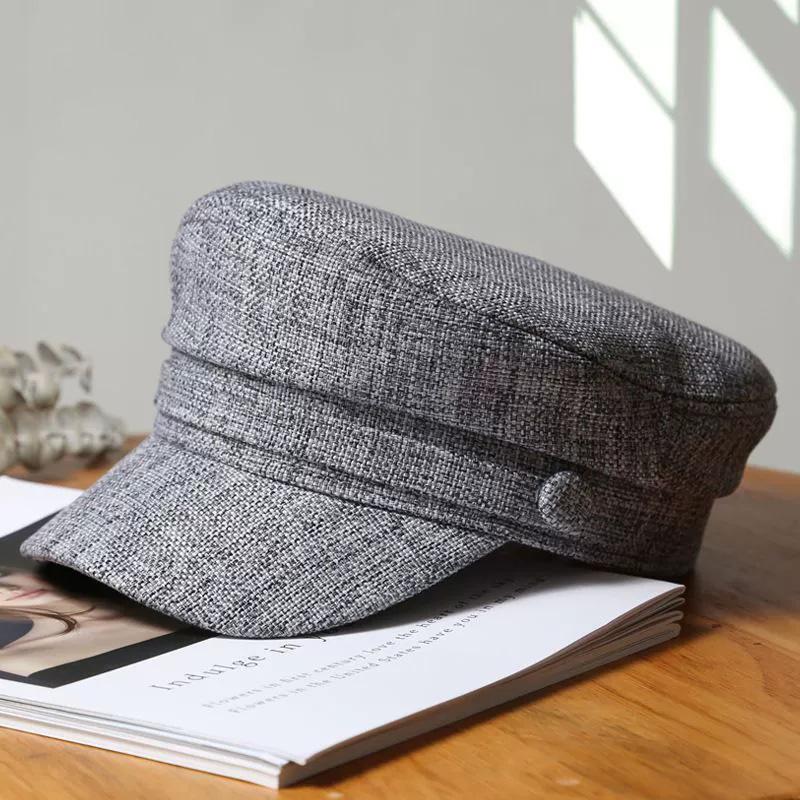 Newsboy Brand Latest Fresh School Old Vintage Octagonal Casual Fashionable Trendy Hat Navy Cap Female Summer Spring Women'S For Berets Hats Kepi