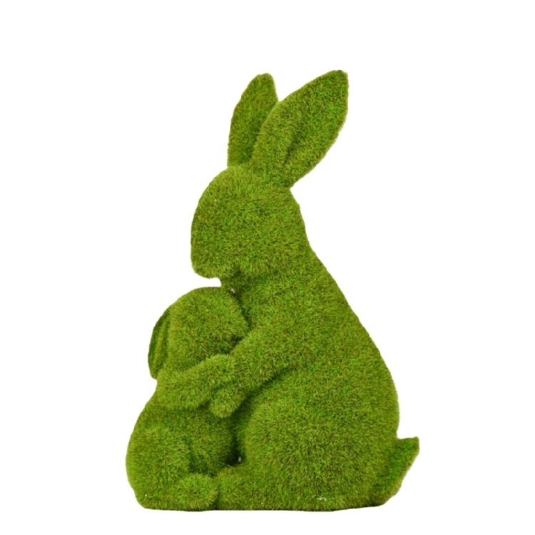 

Artistic Resin Bunnies Statue Pair Rabbit Ornament For Spring Decoration And Themed Wedding Centerpieces S