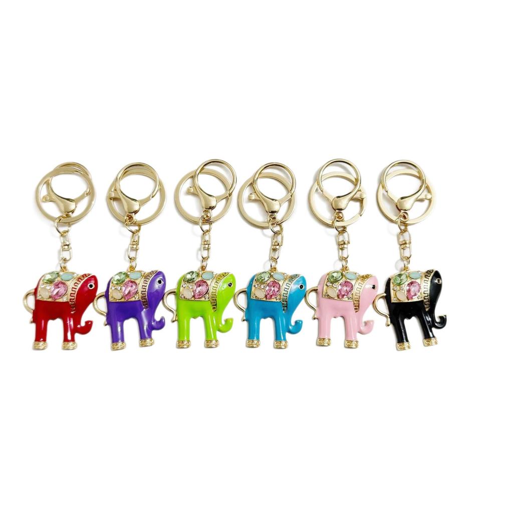 Kristall Strass Elefant Schlüsselanhänger: Süßer Taschenanhänger & Autozubehör Geschenk für Frauen