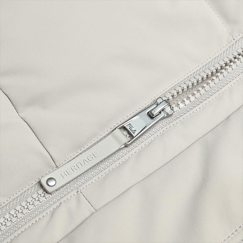 New FILA Down Jacket Men's Rock Khaki F11M448906FLK