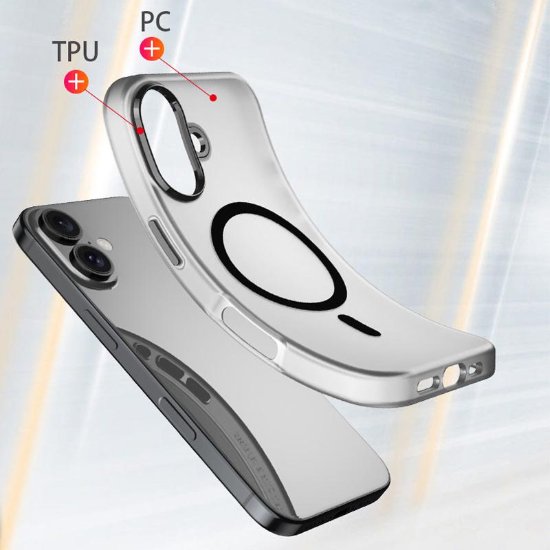 Fundas For iPhone 16 15 Pro Max Candy Color Matte Phone Case For Apple 14 13 12 11 Pro Max 15 16 Plus For Magsafe Magnetic Magsafing Soft Phone Cover