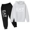 Kids Autumn Winter Hoodie Boy Girl 3-12Yrs Letter Print Clothing Casual Top+Trousers 2P Child Gift Brand Sports Coat Jogging Set