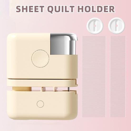 Press Type Bed Sheet Holder Quilt Cover Clip Compact Design Portable Easy to Use Non-slip Quilt Fixer Sheets Clip