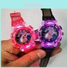 Nezha Kinderuhr Leuchtendes Silikonarmband Digitales Display Kindergeschenk Für Zeitunterricht