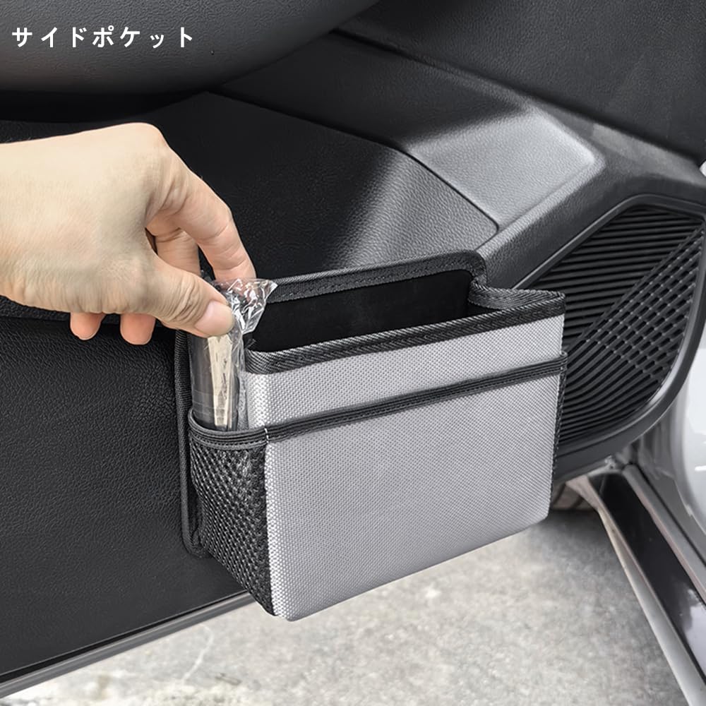 JEYODA Car Trash Car Trash Car Storage Hanging Space Seat Back Small Item Car Bottle Holds 1 Roll of Garbage Suitable for Car Trash Cans in and Car