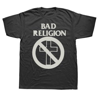 Camisetas Gráficas Divertidas de Merchandising Oficial de Bad Religion How Could Hell para Hombre Camiseta Casual 100% Algodón Camiseta Holgada Oversize