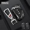 Alloy Car Key Case Cover For Hyundai Hb20 For Santa Fe Ix35 Ix45 For Accent I40 For Solaris Protector Car Accessories Interior