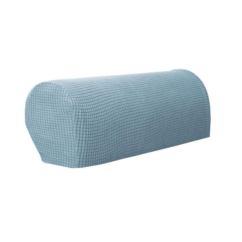 

Чехлы на подлокотники 2 шт. Эластичный набор Защитники подлокотников кресла дивана Съемный чехол для дивана Haze Blue