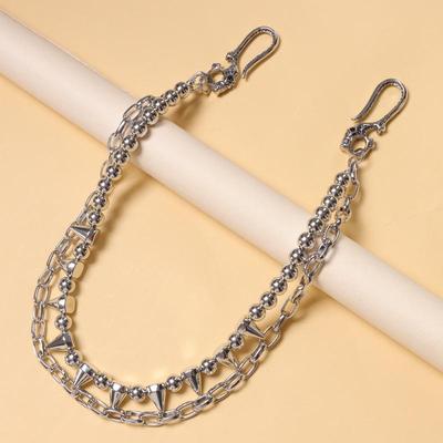 Hip-Hop Punk Metal Nieten Hosenkette Mehrschichtige Taillenkette Für Männer Frauen Verkleidung Hosen Gürtelketten Schmuck Zubehör