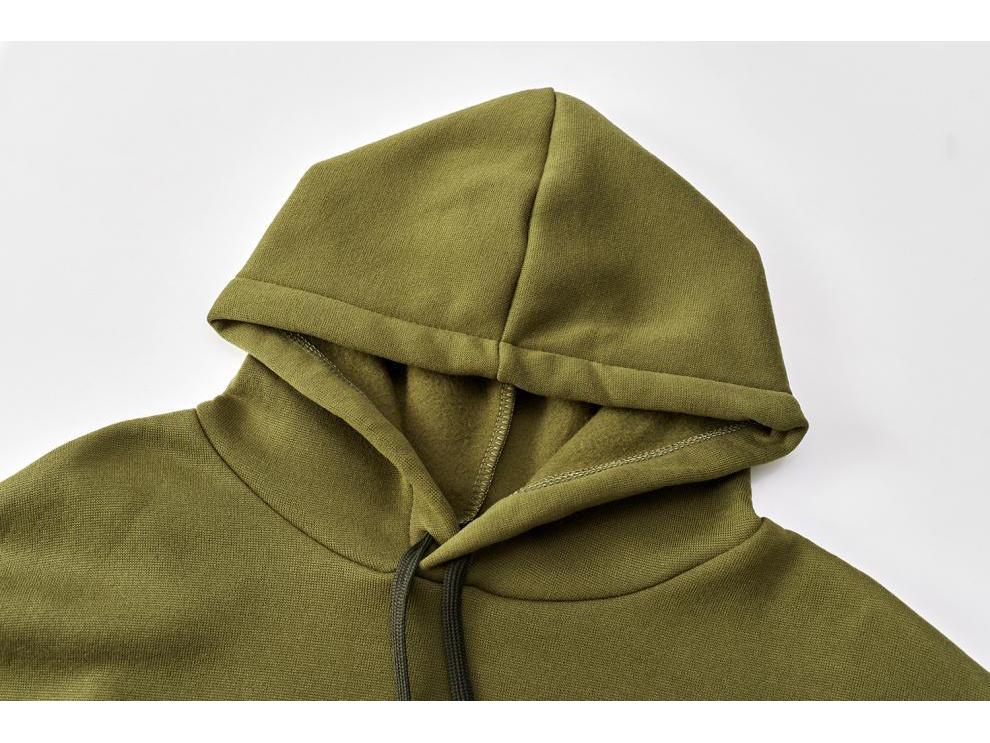 2024 Europäische & Amerikanische Herbstmode: Sweatshirt mit großer Tasche und einfarbigem Design & Lässiges zweiteiliges Set