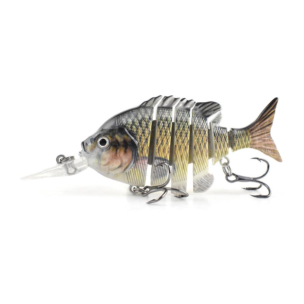 80Mm 16.8G Mini Long Tongue Board Sunfish Luya Bait Talk About Water Sea Fishing Bait Hard Bait Luya Bait Multi-Section