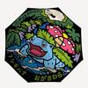 Pokemon Automatic Folding Umbrella with Sturdy Iron Frame, Portable Compact Travel Umbrella All-Season Use Parties 0807079